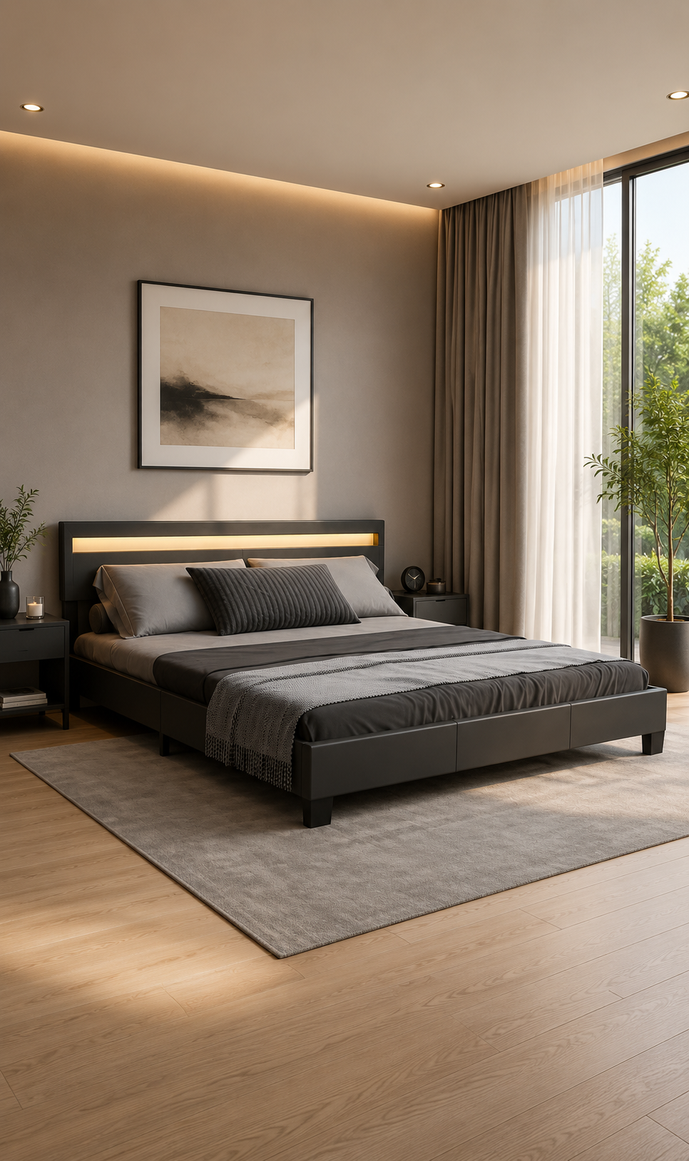 Ontdek ons gestoffeerde bed Paris