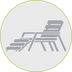 Balkon ligstoelen