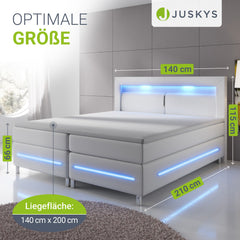 Boxspringbed Norfolk - kunstleer
