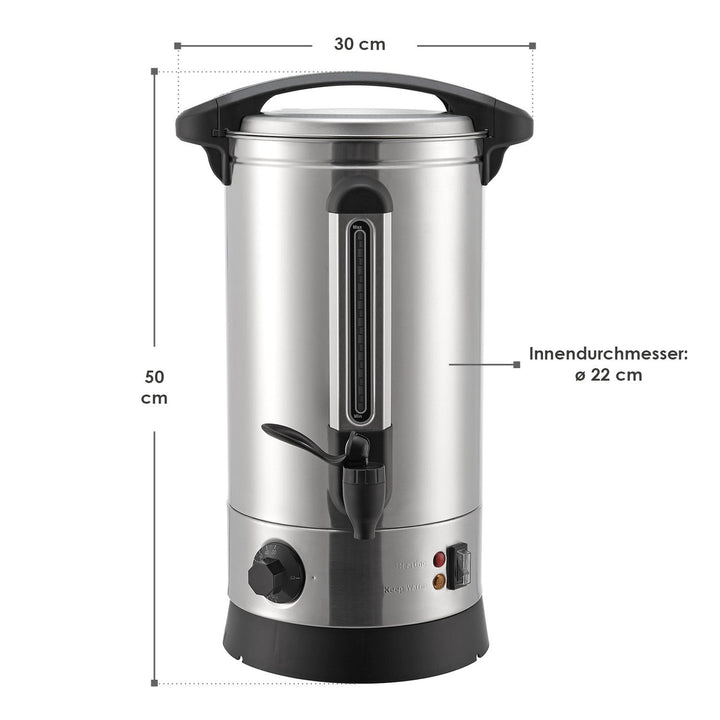Glühwein kooktoestel Teramo 7l of 10l
