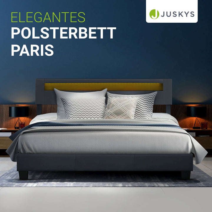 Gestoffeerd bed Paris