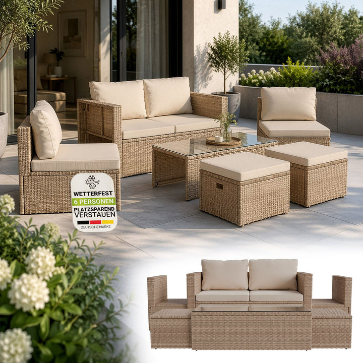 Polyrattan lounge Salou