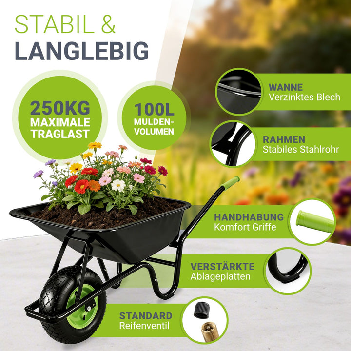 Kruiwagen Garden 100 L
