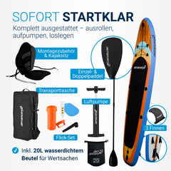 Staan Up Paddling Board met kajakstoel