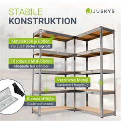 Opbergrek Basic 2er bis 8er Set 180 x 90 x 40 cm