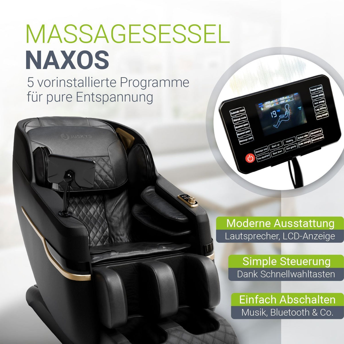 Massagestoel Naxos
