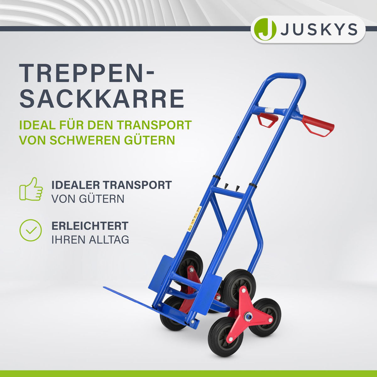 Trappensteekwagen tot max. 100 kg