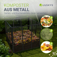 Metalen composter voor tuinafval