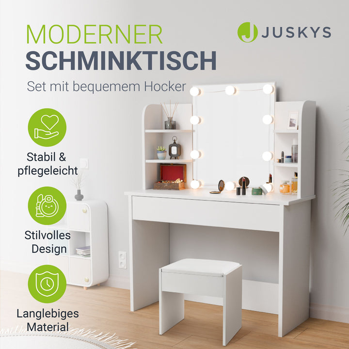 Make-uptafel Bella met kruk Melly