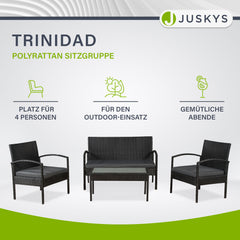Polyrattan zitgroep Trinidad