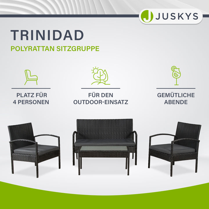 Polyrattan zitgroep Trinidad