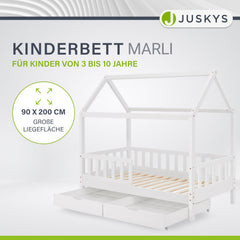 Kinderbed Marli 90 x 200 cm met bedlade