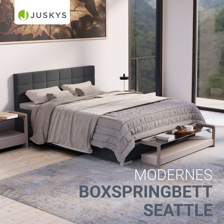 Boxspringbed Seattle - Malmo-Stoff
