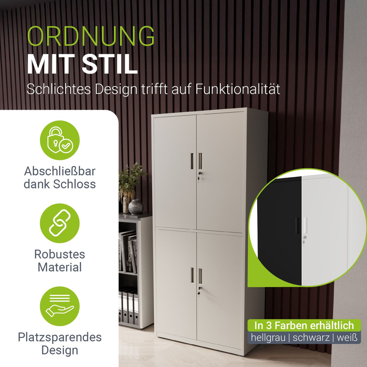Metalen archiefkast