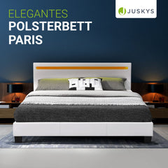 Gestoffeerd bed Paris