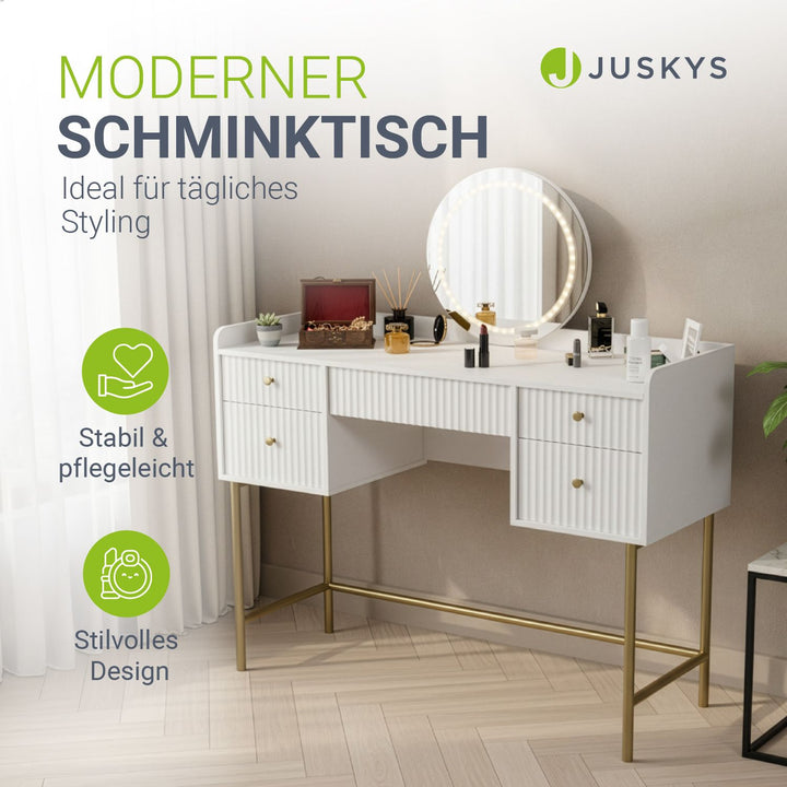 Make-uptafel met spiegel Samira
