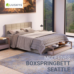 Boxspringbed Seattle - Malmo-Stoff