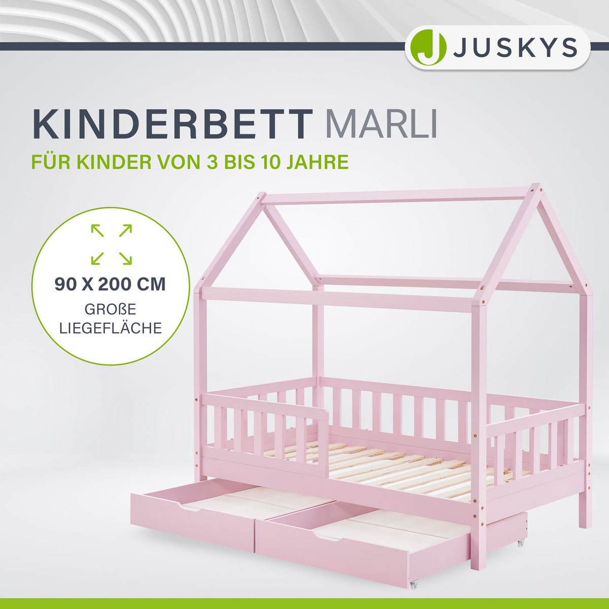 Kinderbed Marli 90 x 200 cm met bedlade