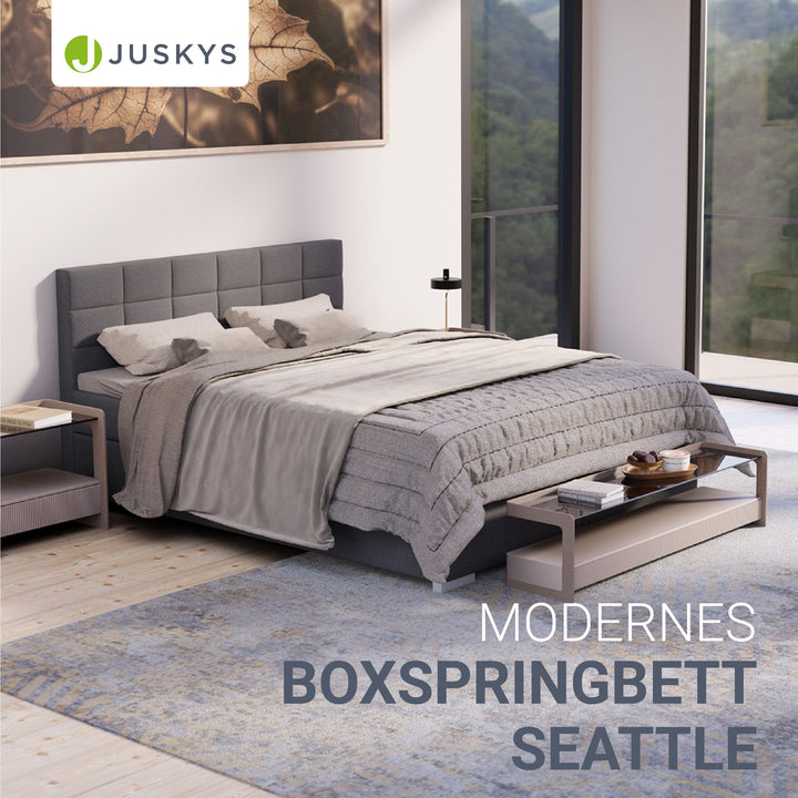 Boxspringbed Seattle - Malmo-Stoff