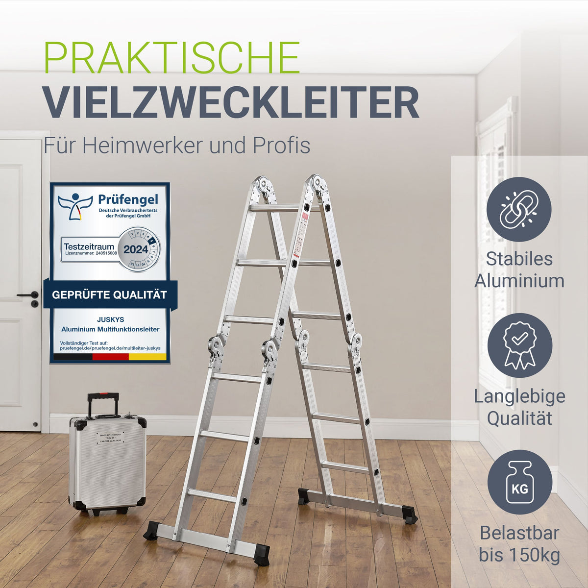 Aluminium multifunctionele ladder