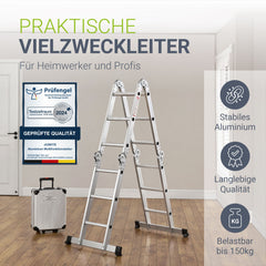 Aluminium multifunctionele ladder