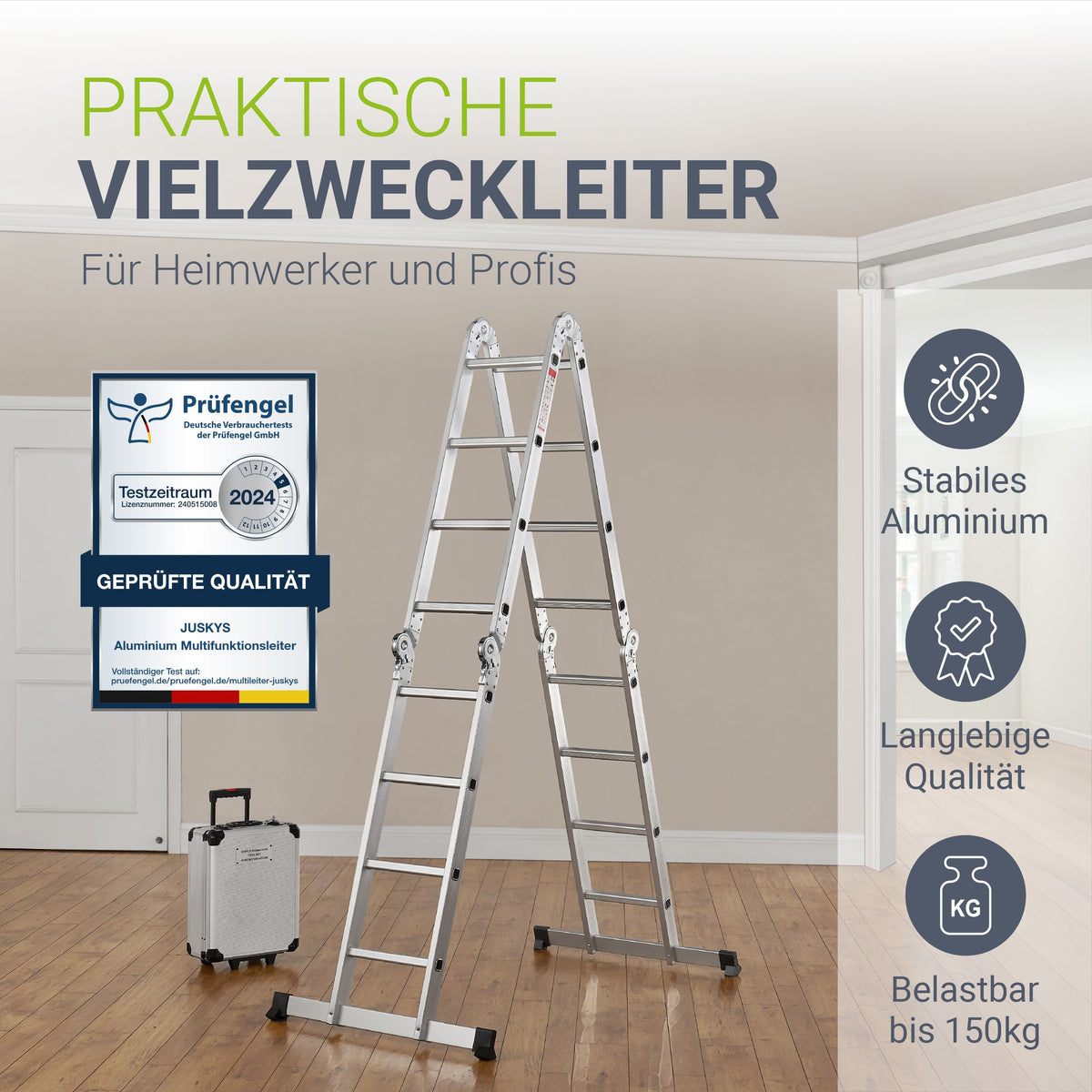 Aluminium multifunctionele ladder