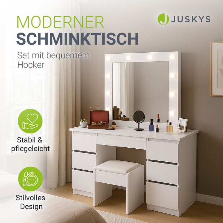 Make-uptafel met spiegel Talea