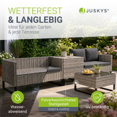 Tuinlounge voor 4 mensen Santorini