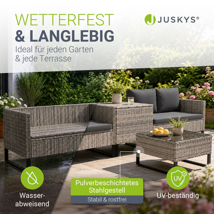 Tuinlounge voor 4 mensen Santorini