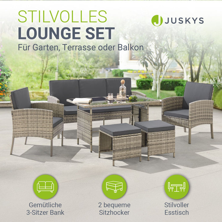 Rattan zitgroep Turin