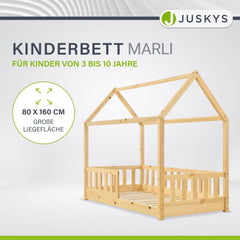 Kinderbed Marli 80 x 160 cm