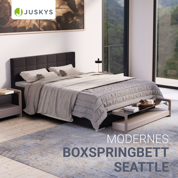 Boxspringbed Seattle - Malmo-Stoff