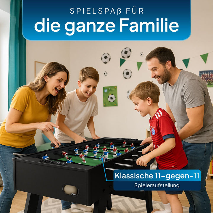 Tafelvoetbaltafel voor kinderen en volwassenen