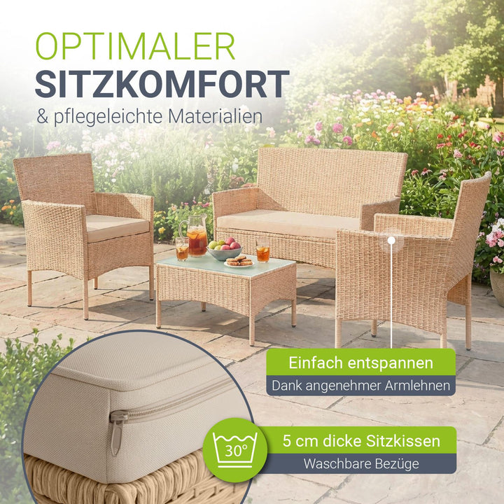 Polyrattan zitgroep Fort Myers