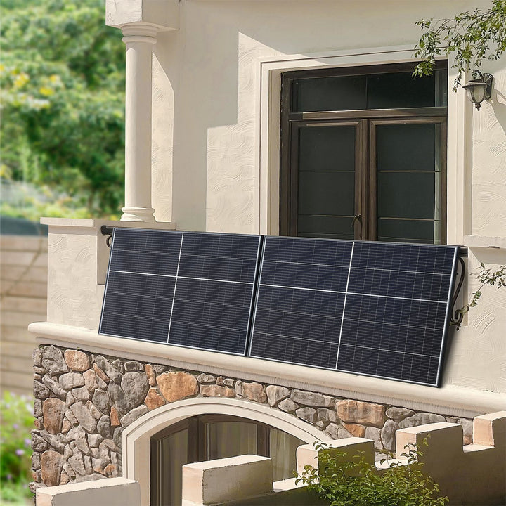 Zonnestelsel ingesteld met 8 Longi 400 W zonnepanelen & omvormer
