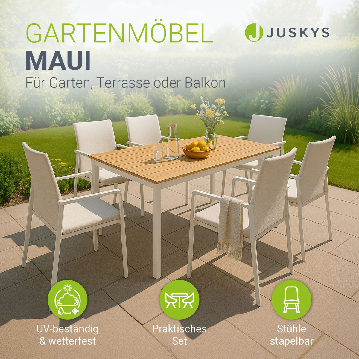 Premium tuinmeubelset Maui