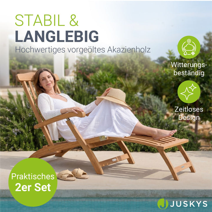 Opvouwbare tuinligstoel Evia