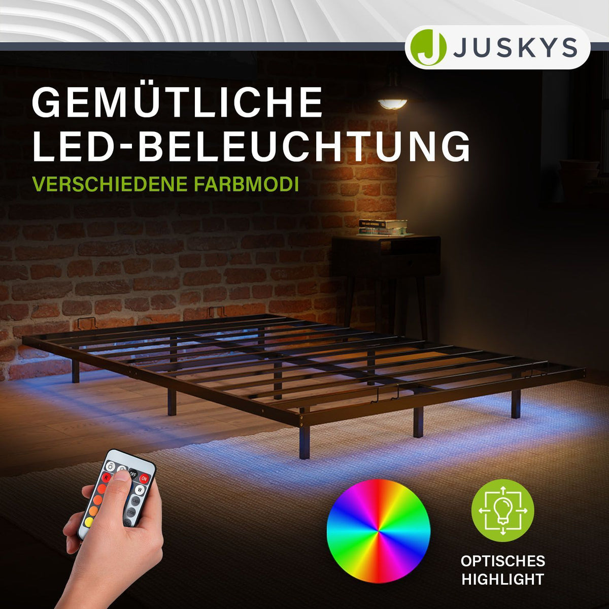 Metalen zwevend bed Palamos