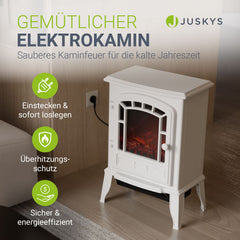 Elektrische open haard 2000W met vlameffect