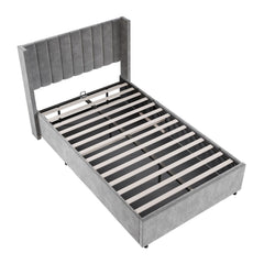 Gestoffeerd bed Savona
