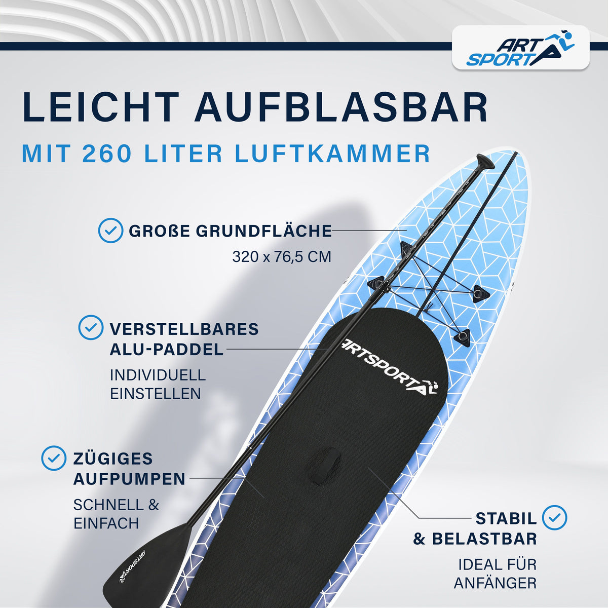 Staan Up Paddling Board - compleet setje