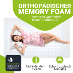 Orthopedische topmatras gemaakt van traagschuim