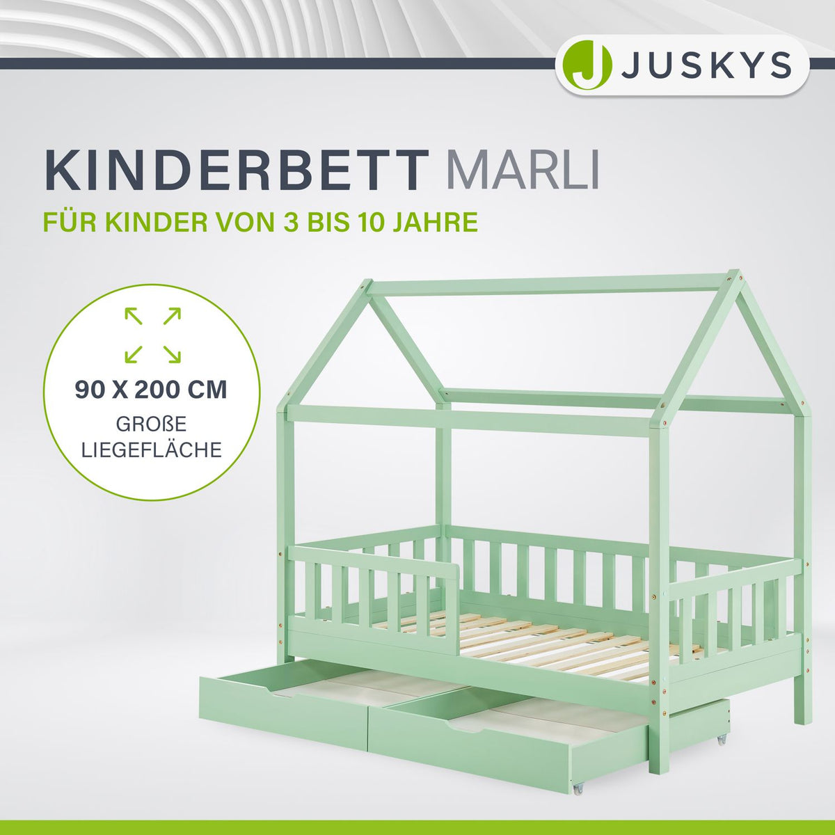 Kinderbed Marli 90 x 200 cm met bedlade