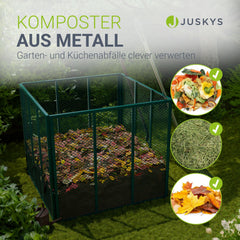Metalen composter voor tuinafval