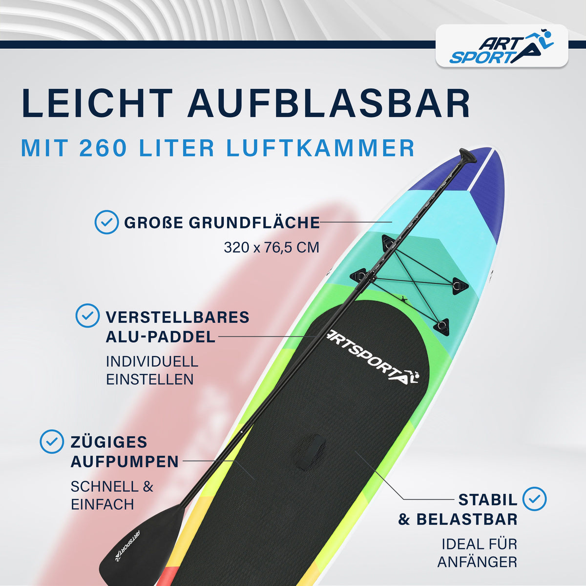 Staan Up Paddling Board - compleet setje