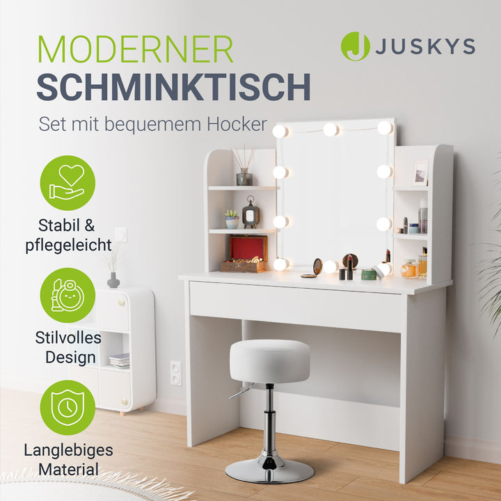 Make-uptafel Bella met kruk Tonia