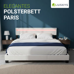 Gestoffeerd bed Paris