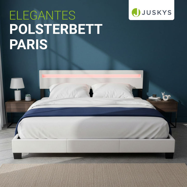 Gestoffeerd bed Paris