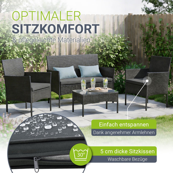 Polyrattan zitgroep Fort Myers