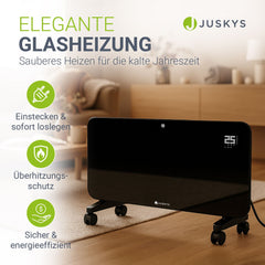 Glasconvector met max 2000 W
